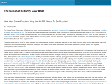 Tablet Screenshot of nationalsecuritylawbrief.com